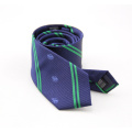 Benutzerdefinierte Muster Mode Günstige Gestreifte Polyester Männer Krawatte